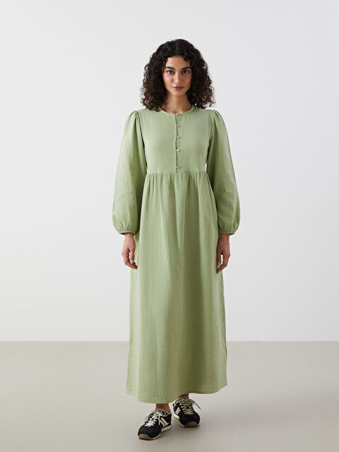 LCW Modest Bisiklet Yaka Kadın Elbise - S5G107Z8-V9V