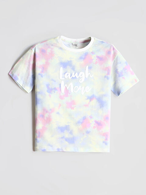 LCW Kids Crew Neck Printed Girls' T-Shirt - S5G135Z4-M0T