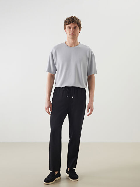 LCW Vision Standart Kalıp Beli Lastikli Erkek Pantolon - S5G170Z8-CVL