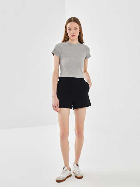 LCW Vision Beli Lastikli Kadın Şort - S5G184Z8-CVL