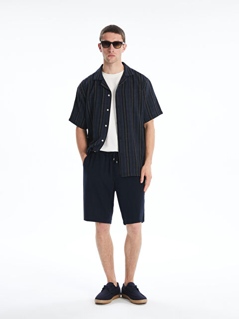 LCW Vision Standart Kalıp Keten Karışımlı Erkek Şort - S5G226Z8-RFH