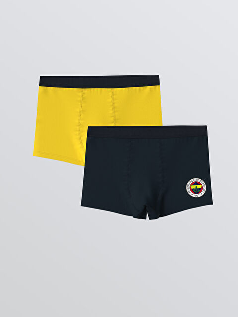 LCW Kids Fenerbahçe Baskılı Erkek Çocuk Boxer 2'li - S5G279Z4-FXY