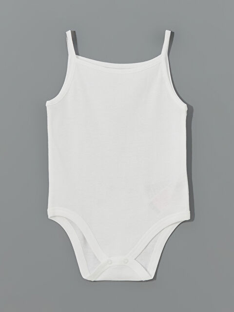 LCW baby Askılı Basic Kız Bebek Çıtçıtlı Body - S5G446Z1-R9J