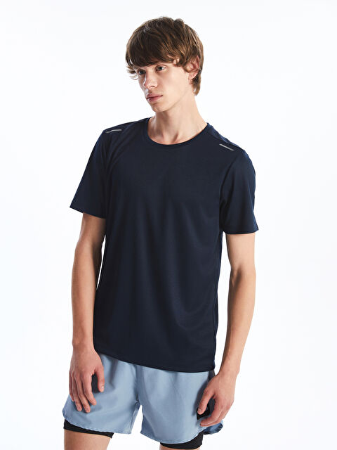 LCW ECO მრგვალი საყელო მოკლე სახელო მამაკაცის სპორტული მაისური - S5G674Z8-CT8