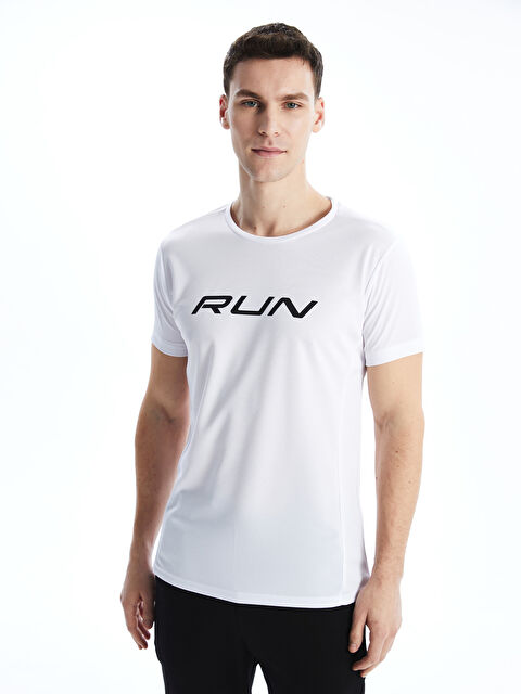 LCW ECO Crew Neck Short Sleeve Men's Sports T-Shirt - S5G682Z8-J5E