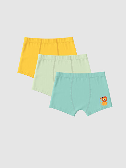 LCW baby Printed Boys' Boxer Trunks 3-Pack - S5G761Z1-FPD