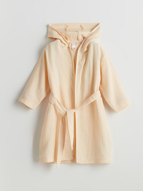 LCW baby Pamuklu Erkek Bebek Bornoz - S5G830Z1-FSQ