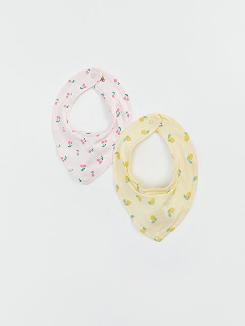 LCW baby Basic Kız Bebek Mama Önlüğü 2'li - S5G833Z1-LUG