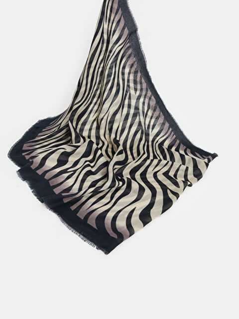 LCW ACCESSORIES وشاح فوال منقوش للسيدات - S5G872Z8-LQJ