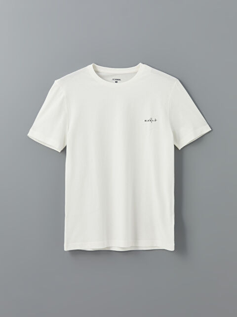 LC WAIKIKI Bisiklet Yaka Kısa Kollu Erkek Pijama Üst - S5GA26Z8-FDU