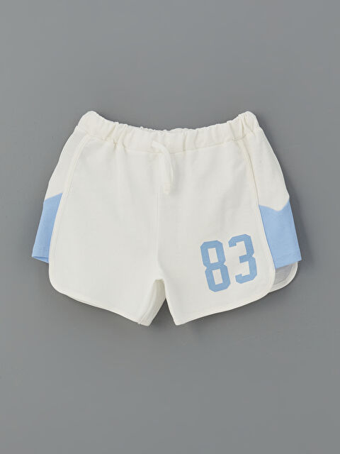 LCW Kids Girls' Shorts with Elastic Waist - S5GB23Z4-R9J