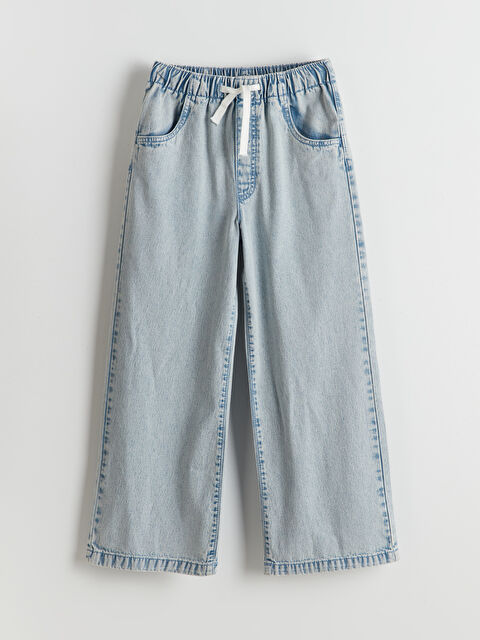 LCW Kids Wideleg Kız Çocuk Jean Pantolon - S5GB48Z4-V2T