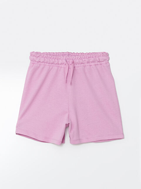 LCW ECO Beli Lastikli Kız Çocuk Şort - S5GC31Z4-GA5