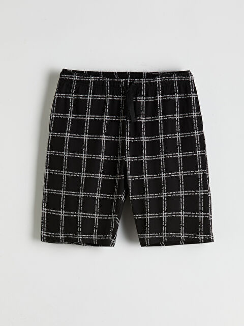 LC WAIKIKI Standart Kalıp Ekose Erkek Pijama Alt Şort - S5GC65Z8-LQJ