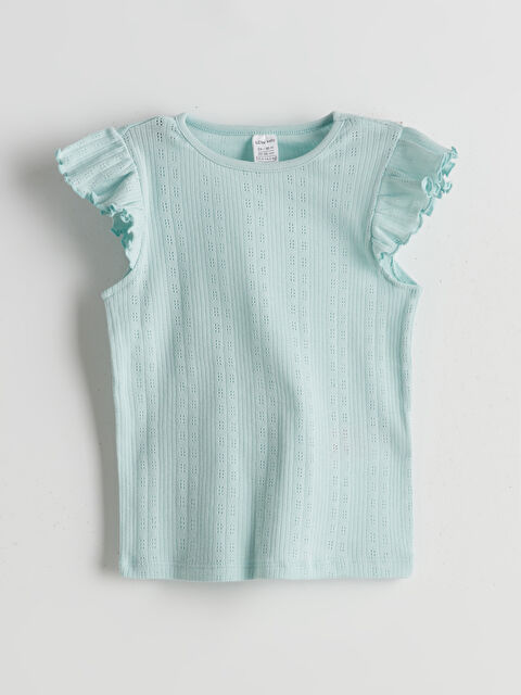 LCW baby Pamuklu Basic Kız Bebek Pijama Üst - S5GC85Z1-YXJ