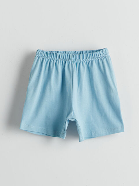 LCW baby Beli Lastikli Erkek Bebek Şort - S5GC98Z1-YMS