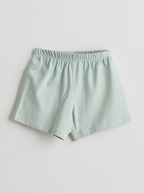 LCW baby Beli Lastikli Erkek Bebek Şort - S5GC98Z1-YWC