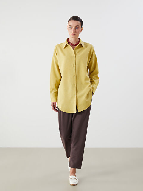 LCWAIKIKI Classic Beli Lastikli Havuç Kesim Kadın Pantolon - S5GE23Z8-ZP7