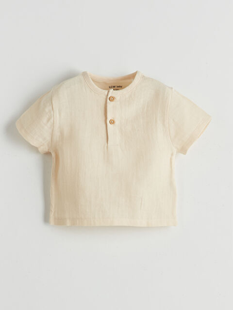 LCW baby Bisiklet Yaka Erkek Bebek Tişört - S5GG31Z1-YUW