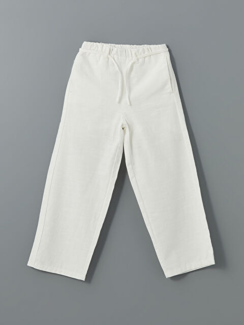 LCW ECO Beli Lastikli Kız Çocuk Pantolon - S5GG54Z4-FDU