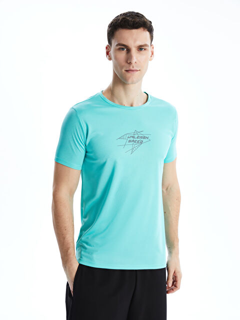 LCW ECO Bisiklet Yaka Kısa Kollu Erkek Spor Tişört - S5GH09Z8-FPE