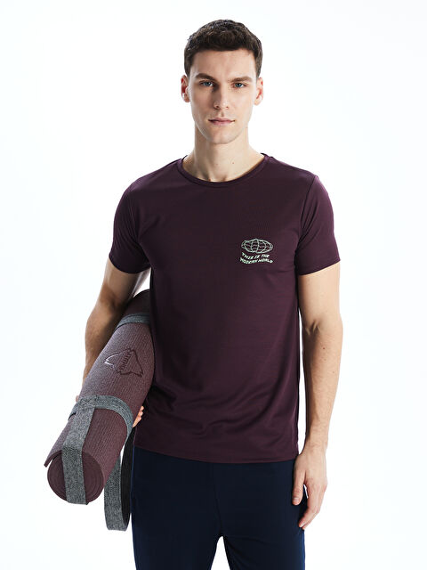 LCW ECO Bisiklet Yaka Kısa Kollu Erkek Spor Tişört - S5GH09Z8-HQ4