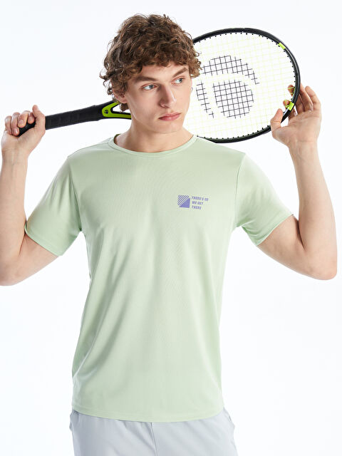 LCW ECO Bisiklet Yaka Kısa Kollu Erkek Spor Tişört - S5GH18Z8-FX6