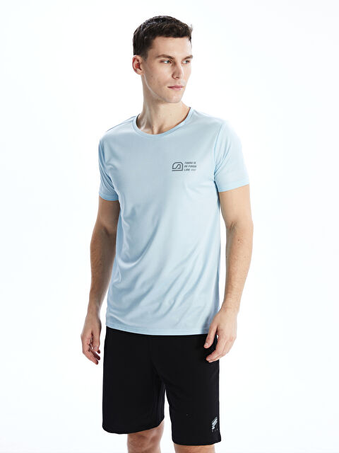 LCW ECO Bisiklet Yaka Kısa Kollu Erkek Spor Tişört - S5GH18Z8-G0K