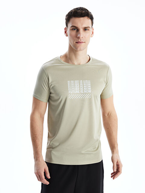 LCW ECO Bisiklet Yaka Kısa Kollu Erkek Spor Tişört - S5GH18Z8-G8S