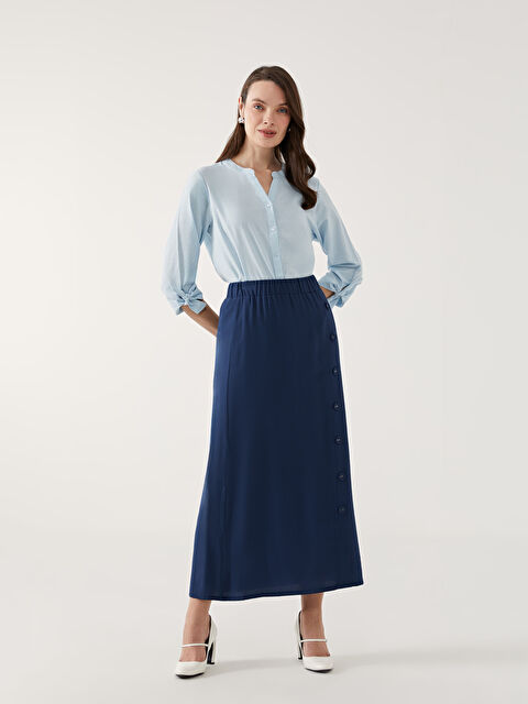 LCW Grace Beli Lastikli Kadın Etek - S5GH98Z8-E1J