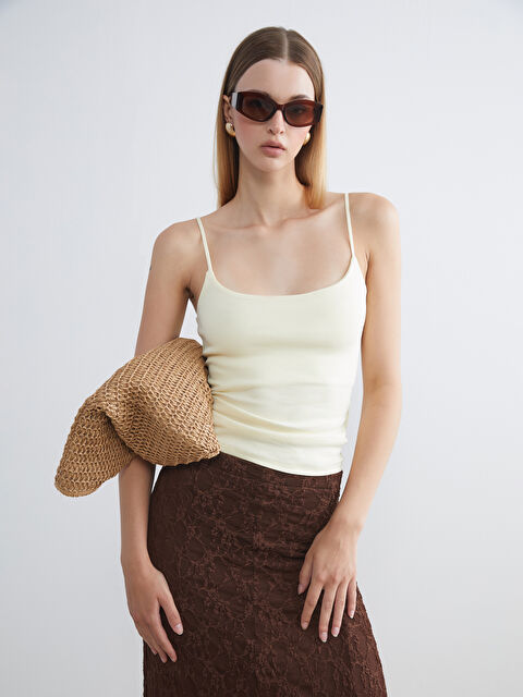 LCW Vision U Yaka Kadın Atlet - S5GI16Z8-FDQ