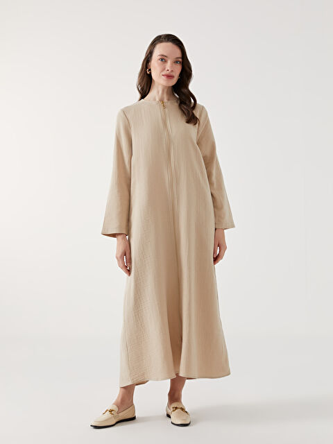 LCW Grace Bisiklet Yaka Kadın Ferace - S5GI73Z8-J00