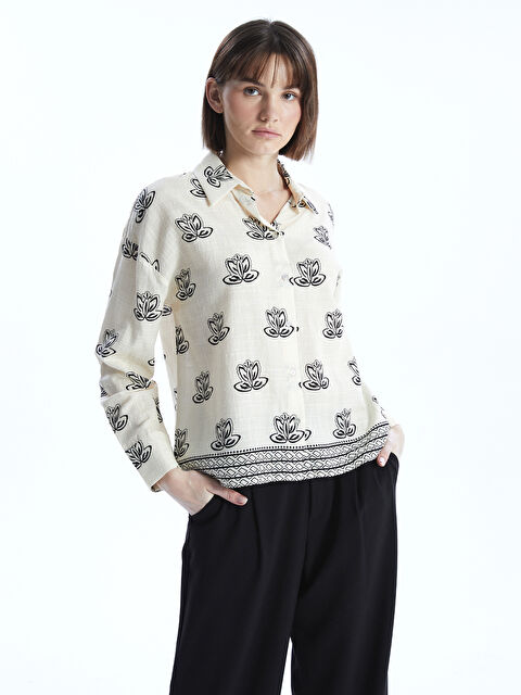 LCW Vision Desenli Kadın Gömlek - S5GL71Z8-LRA