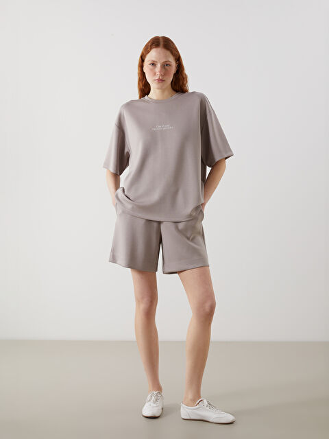 LCW Vision Серпімді белдік әйелдерге арналған шолақ шалбар - S5GL97Z8-GK0