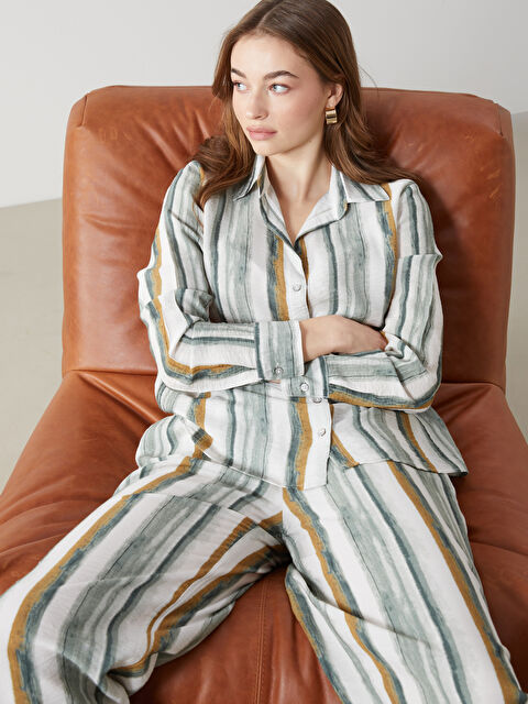 LCW Vision Loose Fit Dobby Pocket Women's Shirt - S5GM01Z8-LRR