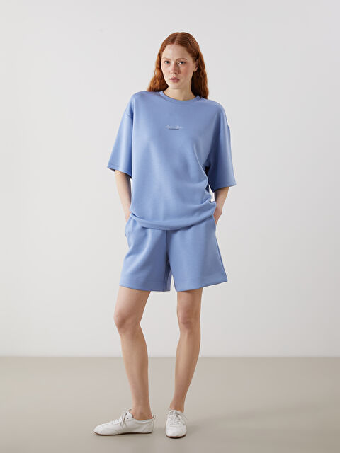 LCW Vision Серпімді белдік әйелдерге арналған шолақ шалбар - S5GM07Z8-QZ9