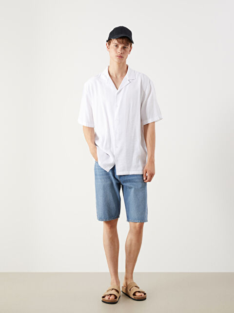 LCW Jeans Джинсовые Шорты Стандартного Кроя для Мужчин