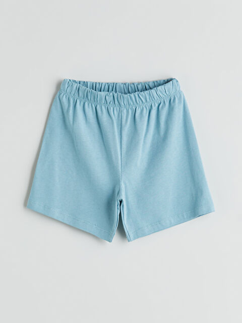 LCW baby Beli Lastikli Basic Erkek Bebek Şort - S5GN00Z1-VW4