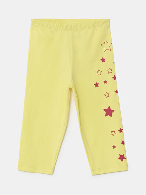 LCW ECO Леггинсы длиной 3/4 с эластичным поясом для девочек - S5GN27Z4-K5C