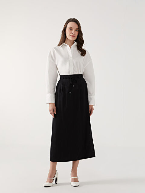 LCW Grace Loose Fit A Kesim Kadın Etek - S5GN70Z8-CVL