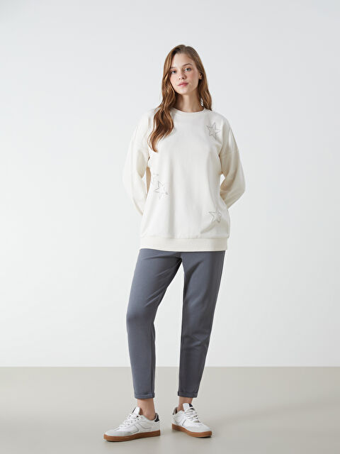 LCW Modest Beli Lastikli Kadın Eşofman Altı - S5GN79Z8-GEF