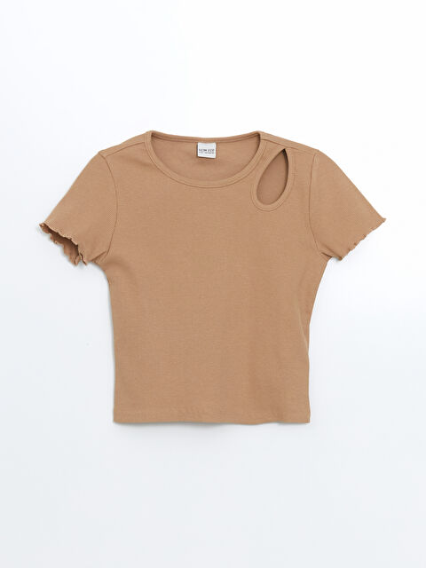 LCW ECO Crew Neck Girls' T-Shirt - S5GO02Z4-FGA