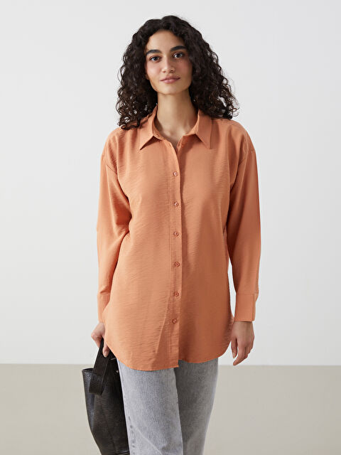 LCW Modest Oversize Kadın Gömlek Tunik - S5GO21Z8-SJE