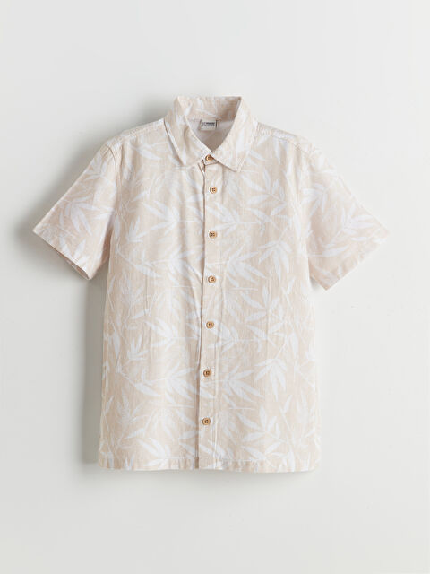 LCW Kids Desenli Erkek Çocuk Gömlek - S5GO86Z4-LQB