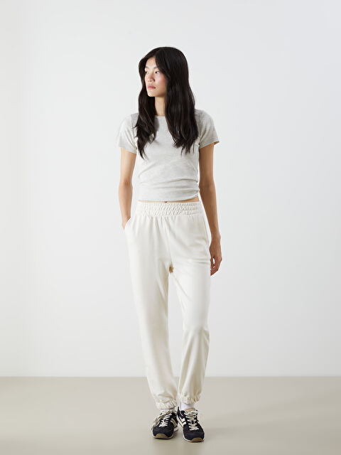 XSIDE Beli Lastikli Kadın Jogger Eşofman Altı - S5GP47Z8-YXD