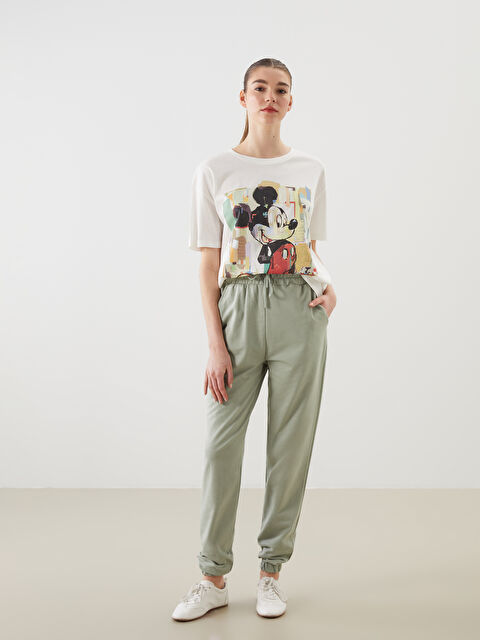 XSIDE Beli Lastikli Kadın Jogger Eşofman Altı - S5GP48Z8-Y0W