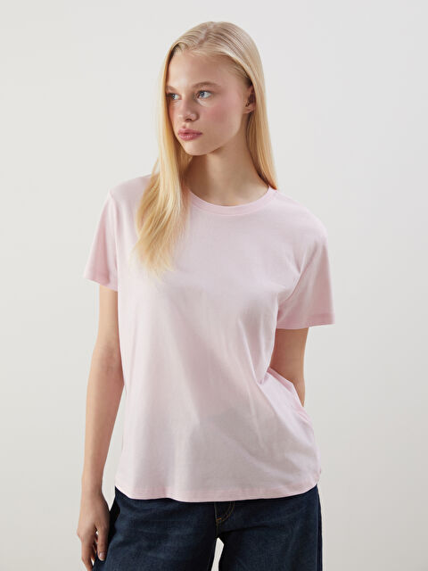 XSIDE Bisiklet Yaka Kadın Tişört - S5GP61Z8-DUQ