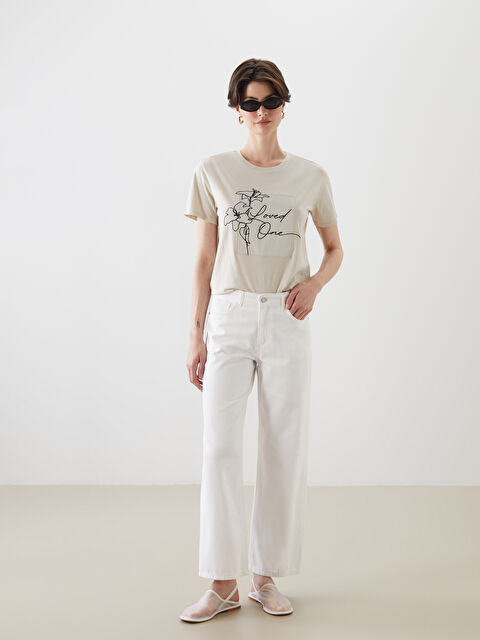 LCW Jeans Wideleg Kadın Jean Pantolon - S5GP64Z8-844