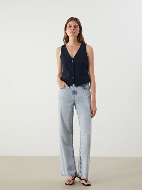 LCW Jeans Wideleg Kadın Jean Pantolon - S5GP65Z8-311