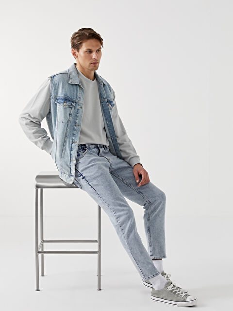 LCW Jeans 730 Havuç Kalıp Erkek Jean Pantolon - S5GP71Z8-311